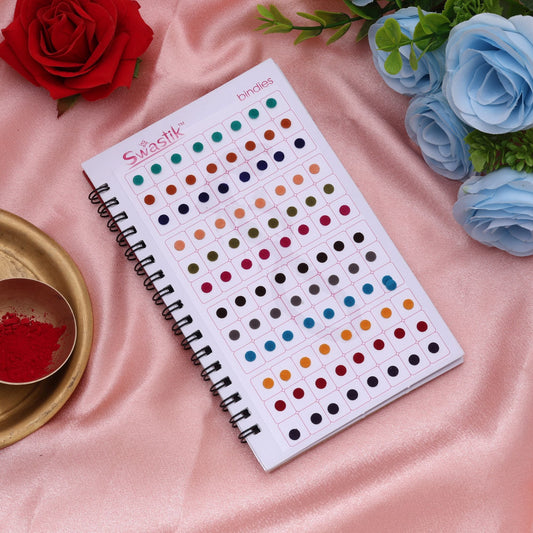 Assorted Color Bindi Book For Women & Girls- Total Pieces- 960 (BND104MLT)