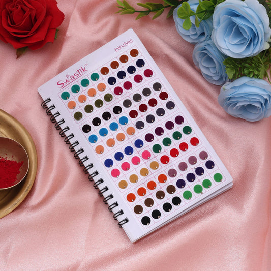 Assorted Color Bindi Book For Women & Girls- Total Pieces- 960 (BND107MLT)