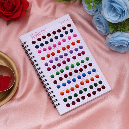Assorted Color Duble Shade Bindi Book For Women & Girls- Total Pieces- 960 (BND109MLT)