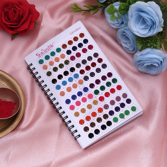 Assorted Color Bindi Book For Women & Girls- Total Pieces- 960 (BND114MLT)