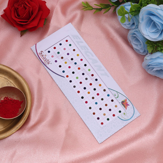 Assorted Color Bindi Book For Women & Girls- Total Pieces- 720 (BND118MLT)