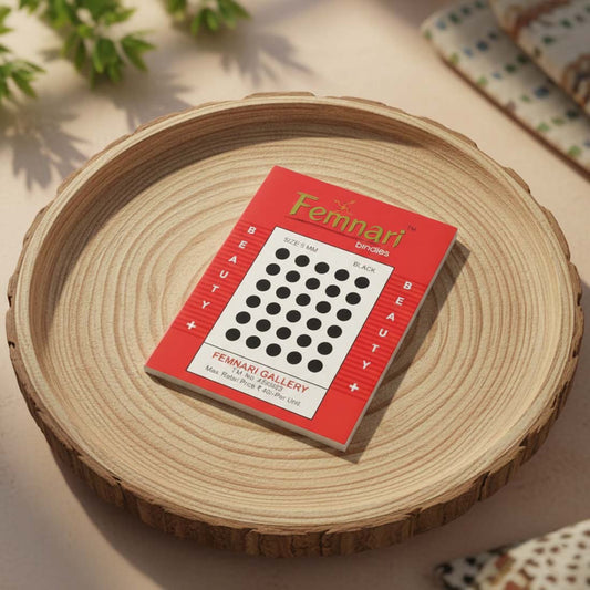 Black Color Bindi Book For Women & Girls- Total Pieces- 1440 (BND124BLK)