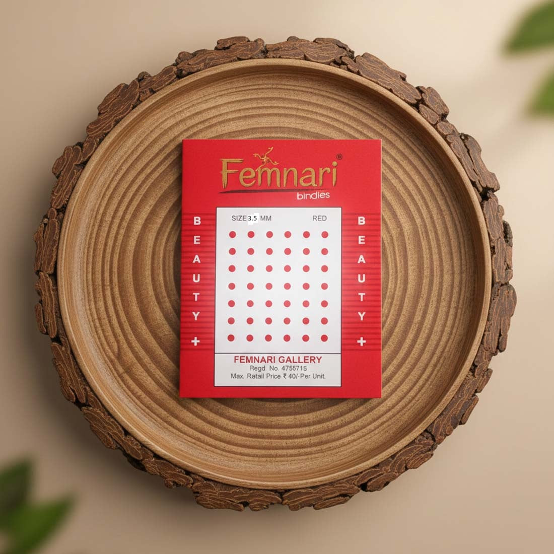 Red Color Bindi Book For Women & Girls- Total Pieces- 1440 (BND130RED)