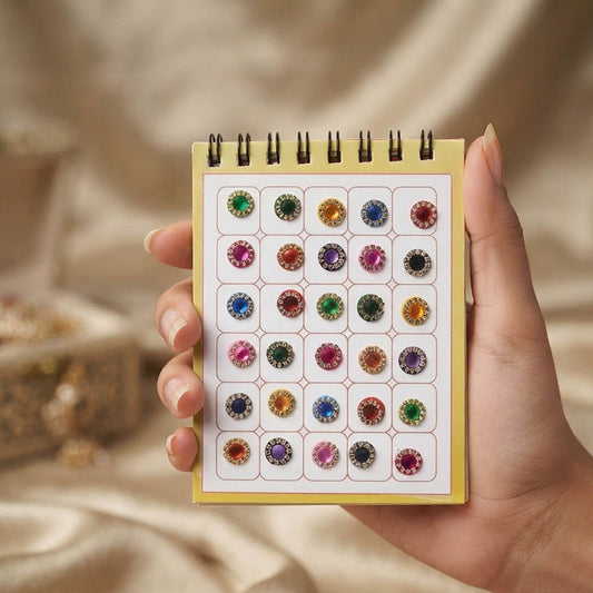 Multi Color Double Shade Bindi Book Collection For Women And Girls