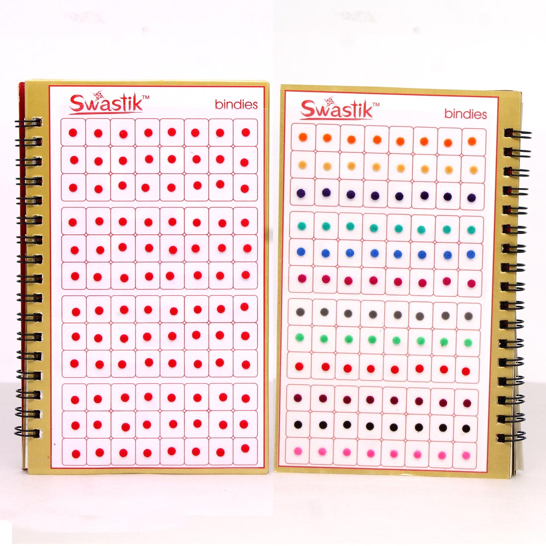 Assorted Color Multicolor Velvet Bindi Book For Women & Girls- Total Pieces- 960