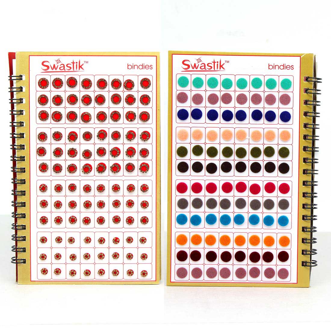 Assorted Color Velvet Bindi Book For Women & Girls- Total Pieces- 960