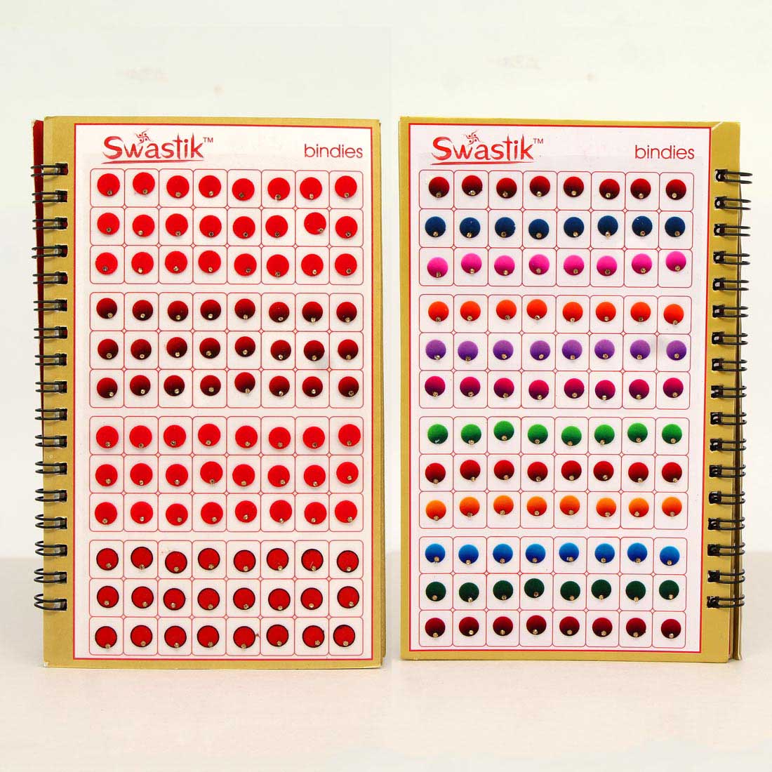 Assorted Color Multicolor Velvet Bindi Book For Women & Girls- Total Pieces- 960