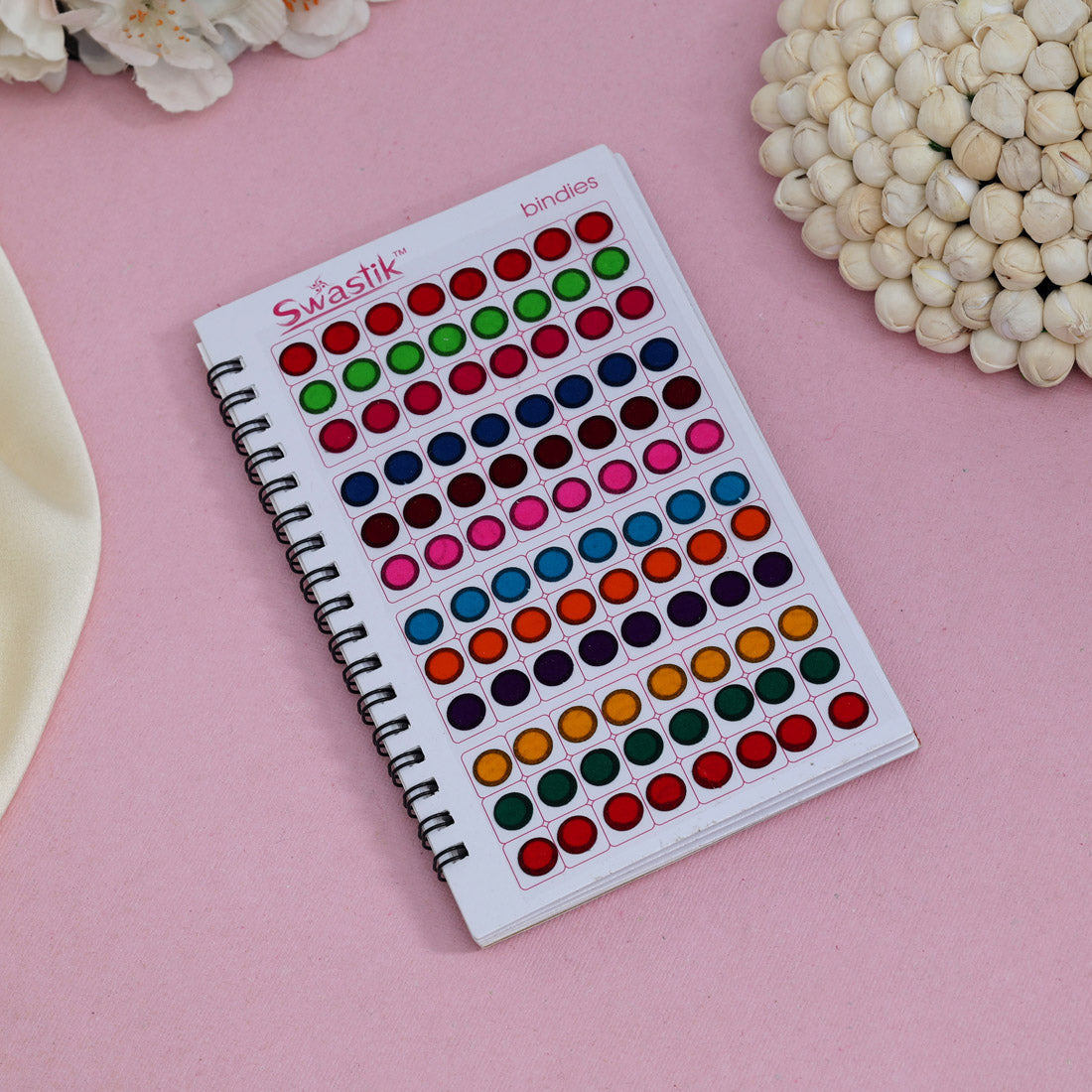 Assorted Color Velvet Bindi Book For Women & Girls- Total Pieces- 960