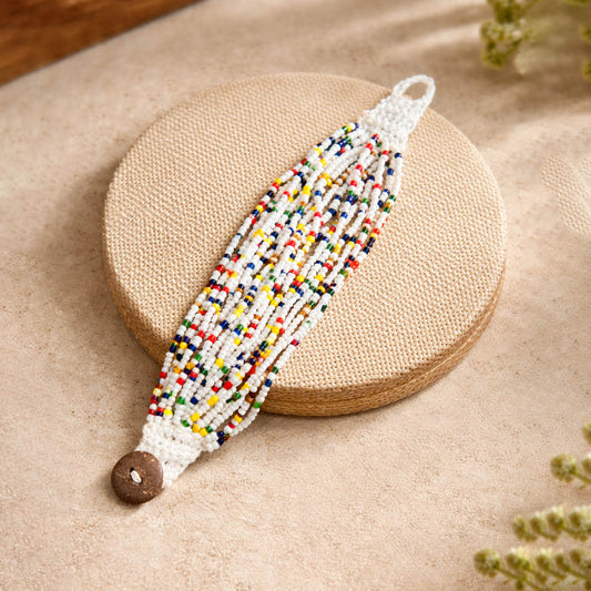 Multi Color Fashion Bracelet Vibrant Stylish Party Wear Wrist Jewelry