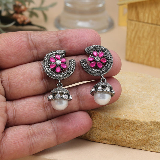 Rani Color Fashion Earrings In Stylish Lightweight Festive Design