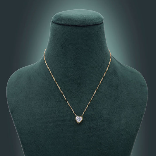 White Color Anti Tarnish Necklace with Durable Anti Fade Protection