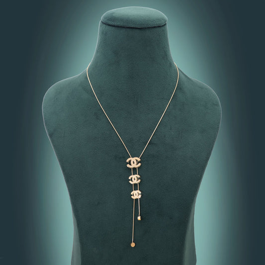 Gold Color Anti Tarnish Necklace with Elegant Long Lasting Finish