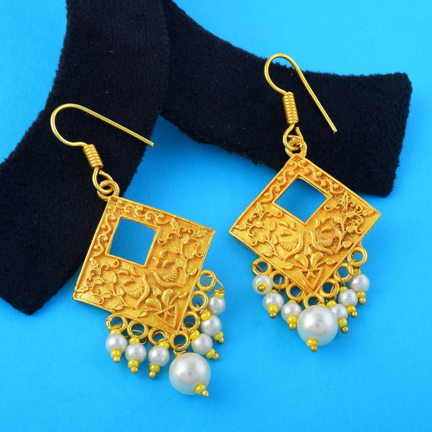 Classic Gold Color Fashion Earrings Perfect For Weddings, Engagements, And Party Outfits Jewelry