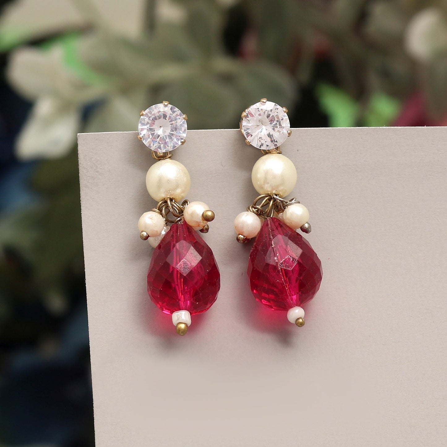 Royal Rani Color 12 Pair Of Fashion Earrings Crafted With Premium Artistic Traditional Jewelry Finish