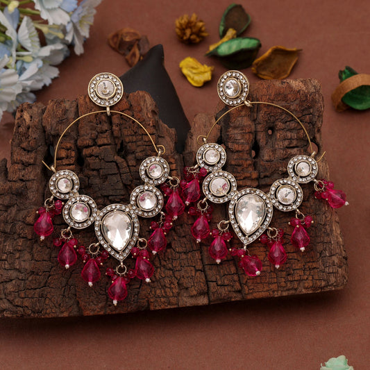 Rani Color Dangle Earrings with Beautiful Handmade Ethnic Jewelry Design