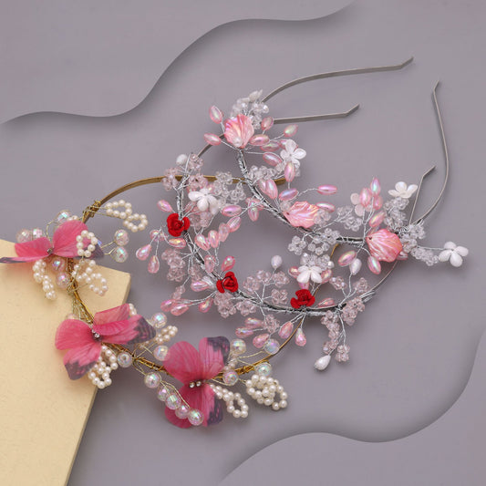 Assorted Color Hair Band 3 Pieces Combo With Comfortable Flexible Fit