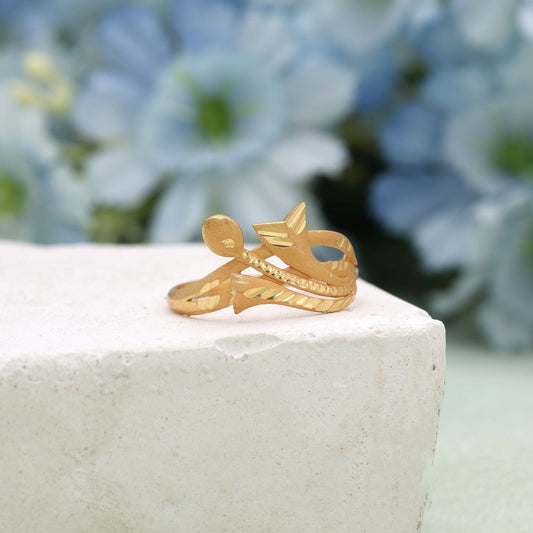 Gold Color Assorted Design Fashion Rings Combo Of 12 Pieces (KBSR101CMB)