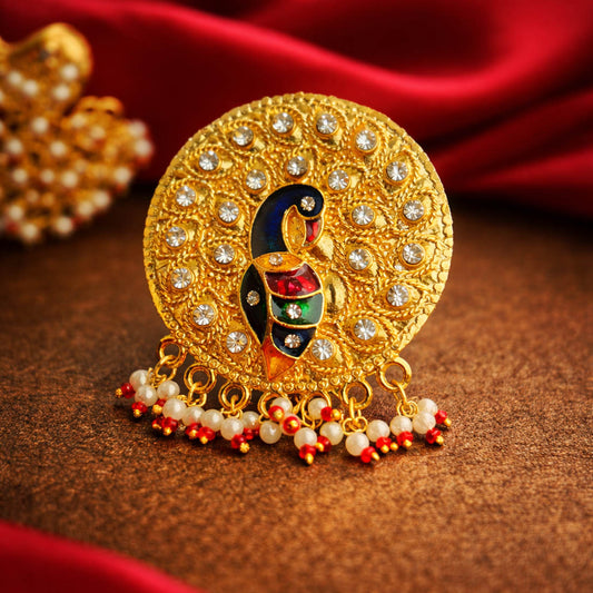 Multi Color Meena Work Fashion Rings Traditional Handcrafted Ethnic Jewelry