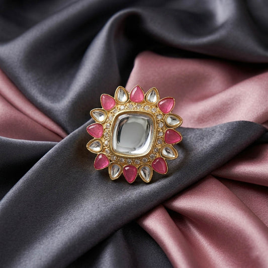 Rani Color Stylish Fashion Rings Elegant Ethnic Everyday Jewelry