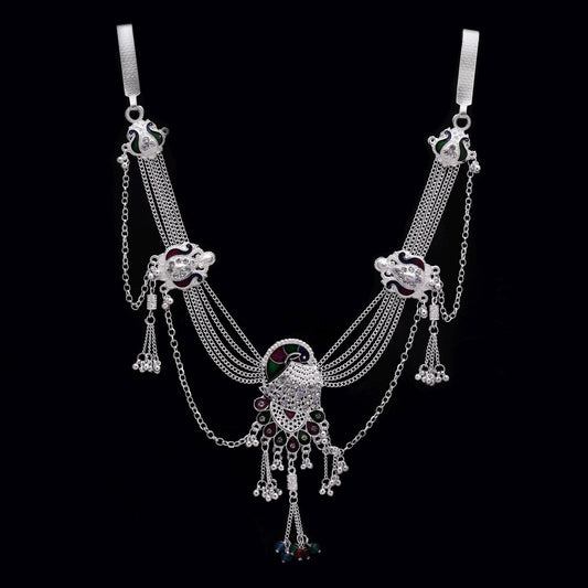 Multi Color Meena Work Kamarband Designed To Enhance Traditional Dance Costumes