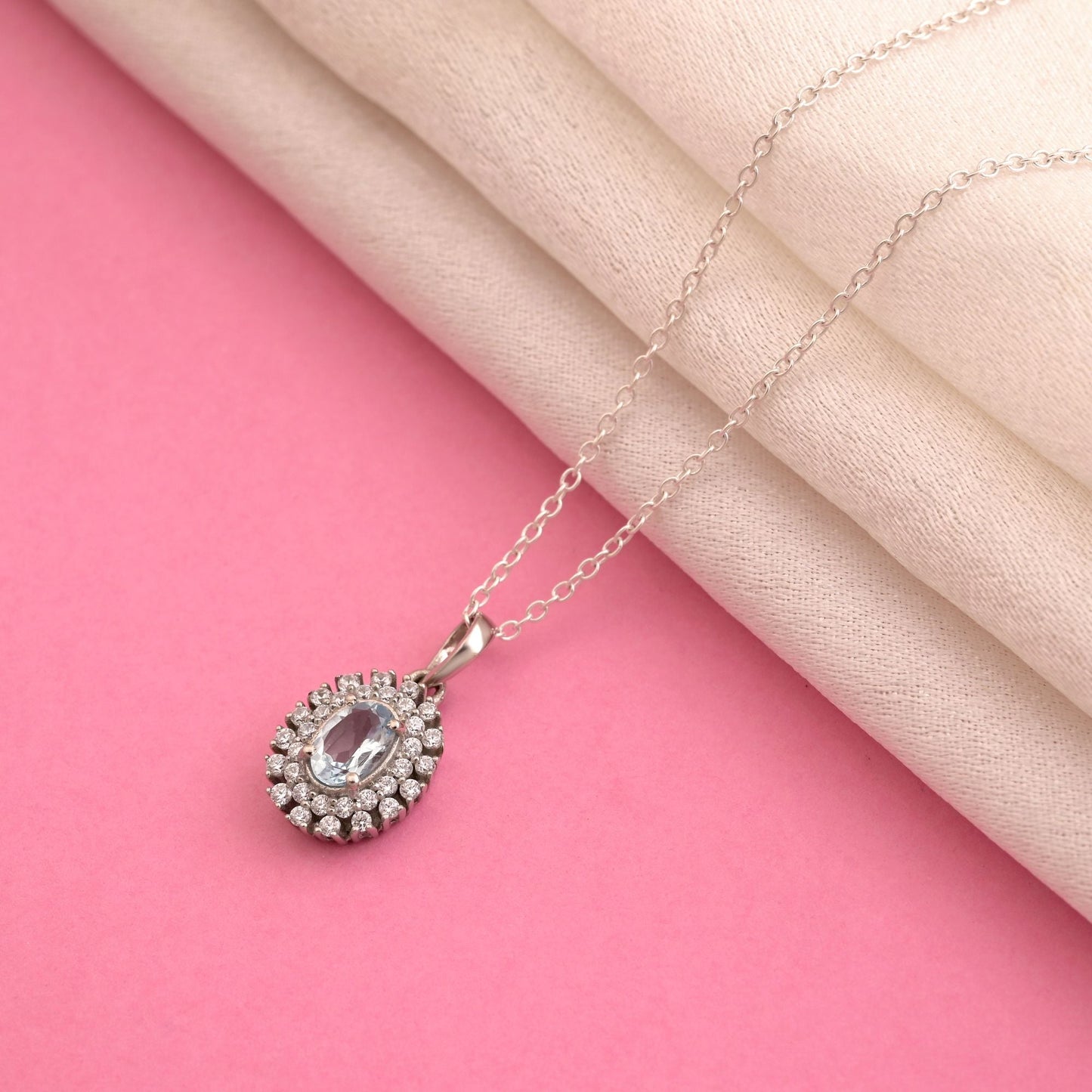 Silver Color 925 Silver Pendant (OMP107SLV)