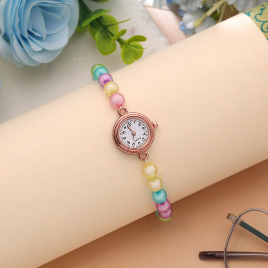 Rose Gold Plated Watch For Girls & Women with Beautiful Designer Fashion Appeal