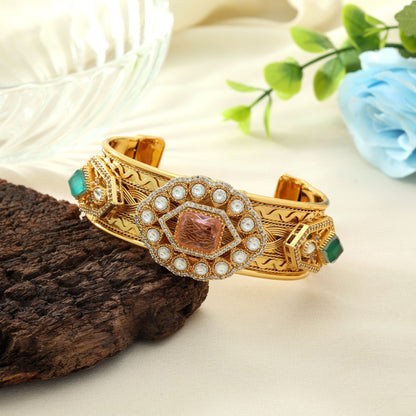 Mehrfarbiges American Diamond Armband Elegantes stilvolles Party-Schmuckdesign