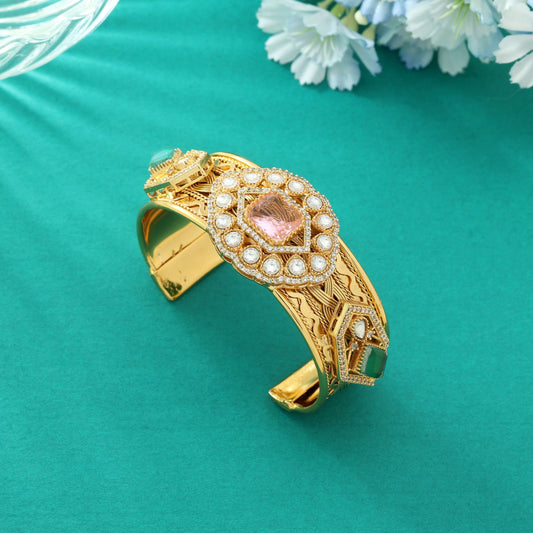 Mehrfarbiges American Diamond Armband Elegantes stilvolles Party-Schmuckdesign
