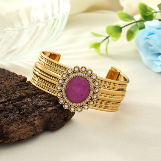 Hellviolettes American Diamond Armband Elegante Party-Schmuckkollektion