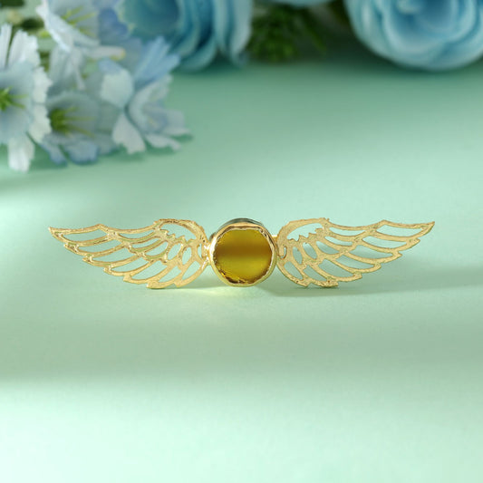 Yellow Color Amrapali Rings Created To Brighten Ethnic Attire With Graceful Timeless Charm