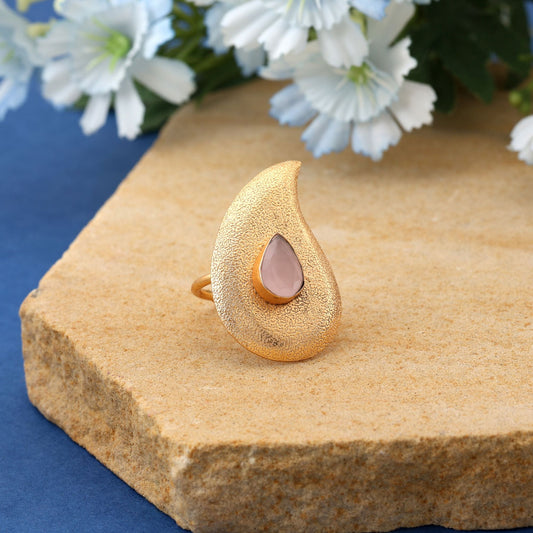 Light Pink Color Amrapali Rings Created With Soft Hues Perfect For Charming Festive Wear