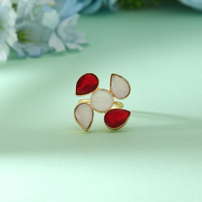 Multi Color Amrapali Rings Offering Vibrant Artistic Expression Ideal For Joyful Festive Dressing