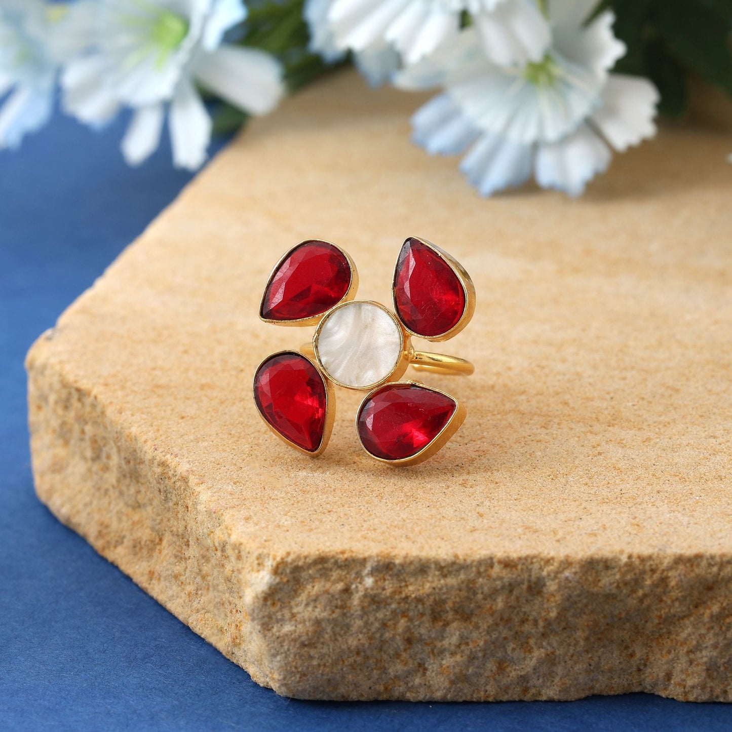 Maroon Color Amrapali Rings Delivering Rich Cultural Charm For Weddings And Festive Events