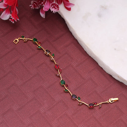 Multi Color Tulip Bracelet with Elegant Handmade Design for Stylish Traditional Fashion Wear Accessories