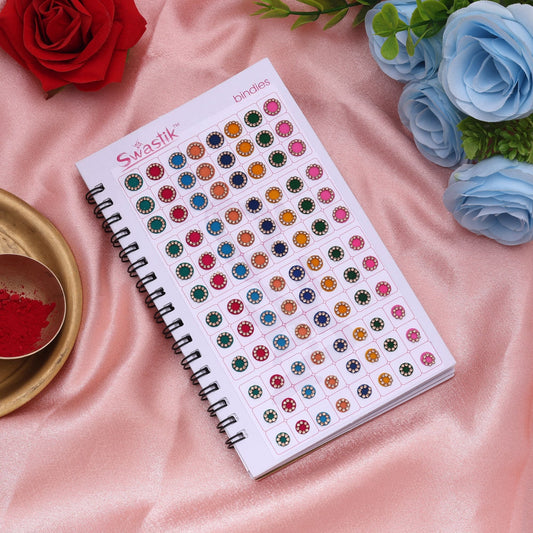 Assorted Color Bindi Book For Women & Girls- Total Pieces- 960 (BND103MLT)