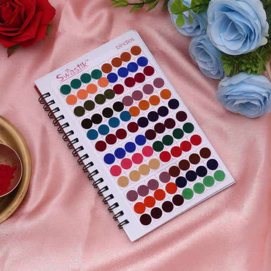 Assorted Color Bindi Book For Women & Girls- Total Pieces- 960 (BND105MLT)
