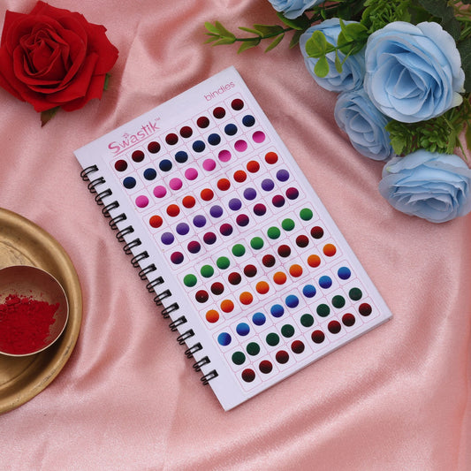 Assorted Color Bindi Book For Women & Girls- Total Pieces- 960 (BND106MLT)