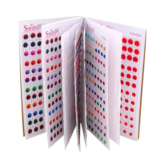 Assorted Color Bindi Book For Women & Girls- Total Pieces- 960 (BND107MLT)