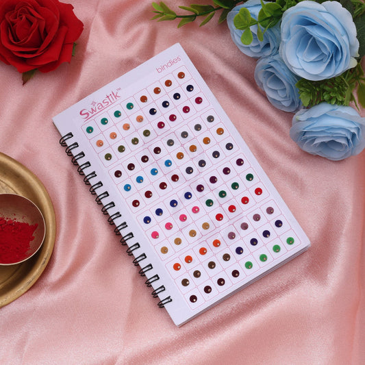 Bindi-Buch in verschiedenen Farben für Damen und Mädchen – 960 Stück insgesamt (BND108MLT)