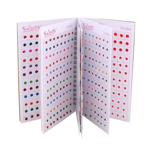 Bindi-Buch in verschiedenen Farben für Damen und Mädchen – 960 Stück insgesamt (BND108MLT)