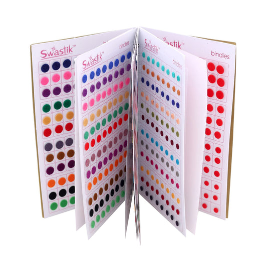 Assorted Color Bindi Book For Women & Girls- Total Pieces- 960 (BND115MLT)