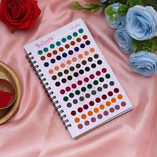 Assorted Color Bindi Book For Women & Girls- Total Pieces- 960 (BND116MLT)