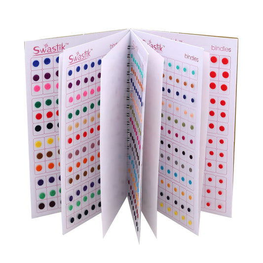 Assorted Color Bindi Book For Women & Girls- Total Pieces- 960 (BND116MLT)