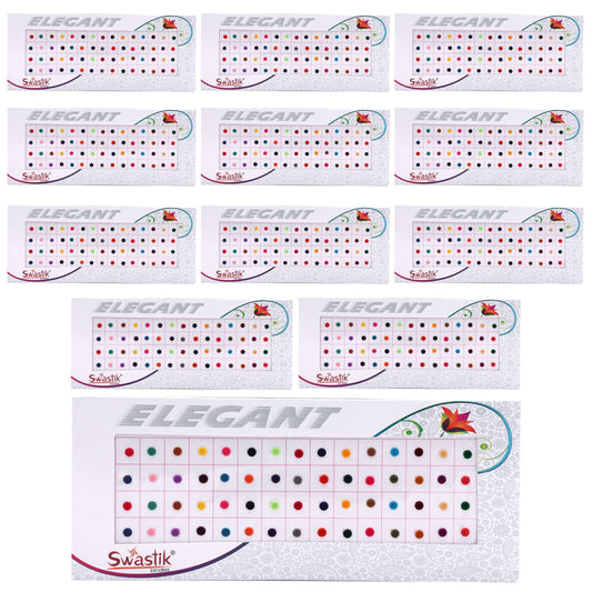 Assorted Color Bindi Book For Women & Girls- Total Pieces- 720 (BND118MLT)