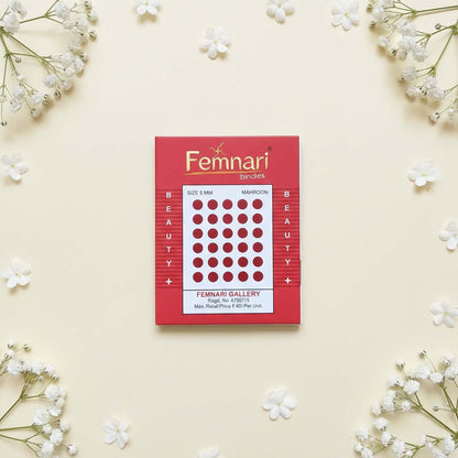 Rotes Bindi-Buch für Damen & Mädchen – Gesamtstückzahl: 1440 (BND120RED)