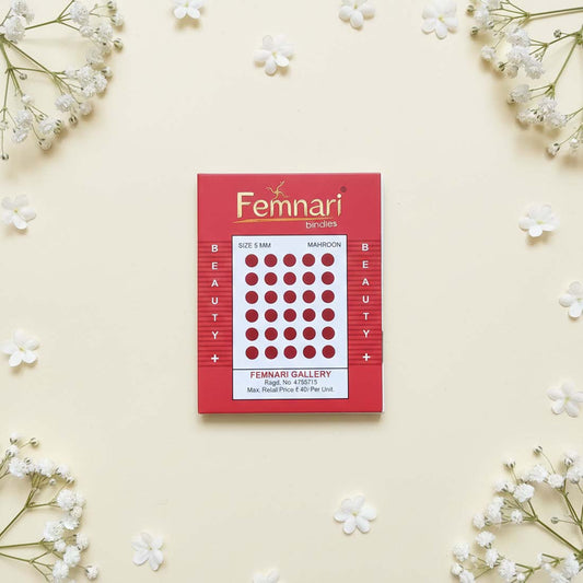 Red Color Bindi Book For Women & Girls- Total Pieces- 1440 (BND120RED)