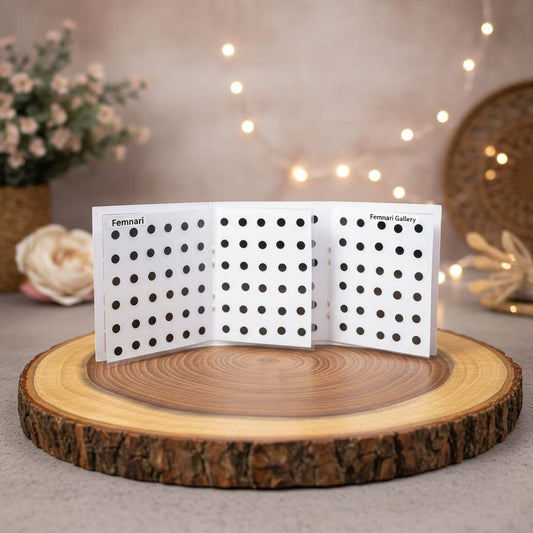 Black Color Bindi Book For Women & Girls- Total Pieces- 1440 (BND124BLK)