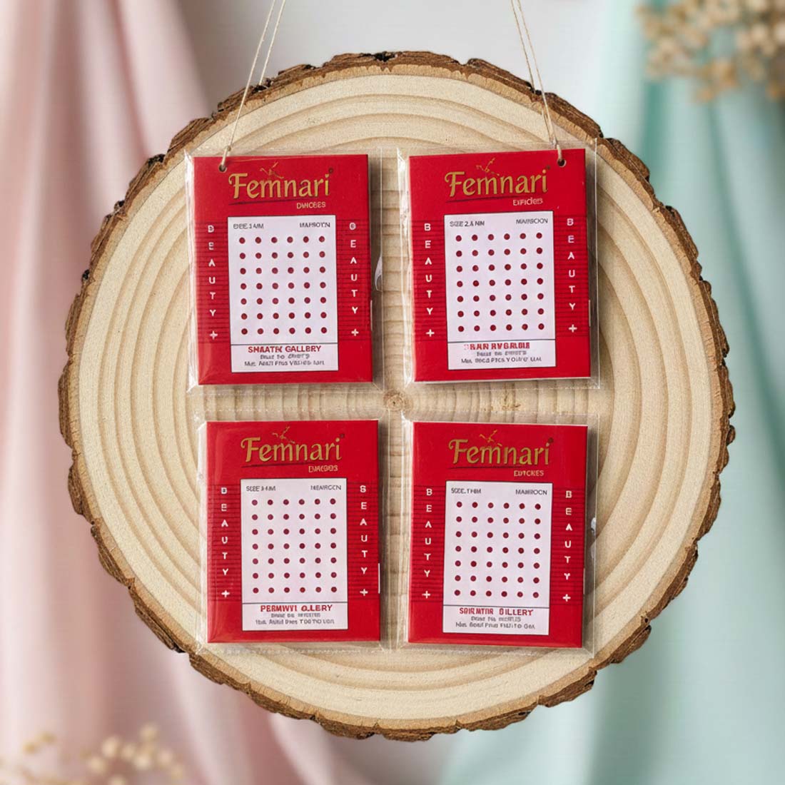 Maroon Color Bindi Book For Women & Girls- Total Pieces- 1440 (BND128MRN)