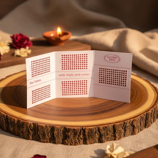 Maroon Color Bindi Book For Women & Girls- Total Pieces- 1440 (BND128MRN)