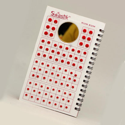 Mehrfarbiges Bindi-Buch aus Samt für Frauen und Mädchen – Gesamtstückzahl: 960